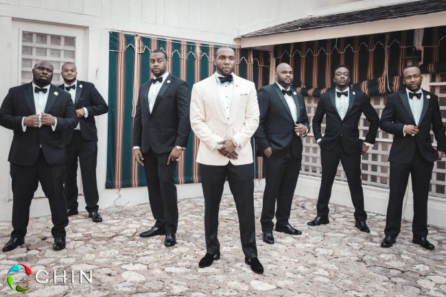 Sharp groomsmen