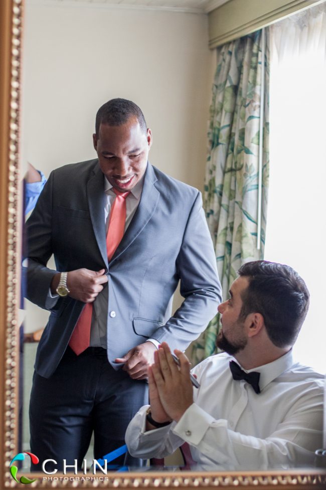 The groom prep - terra nova hotel