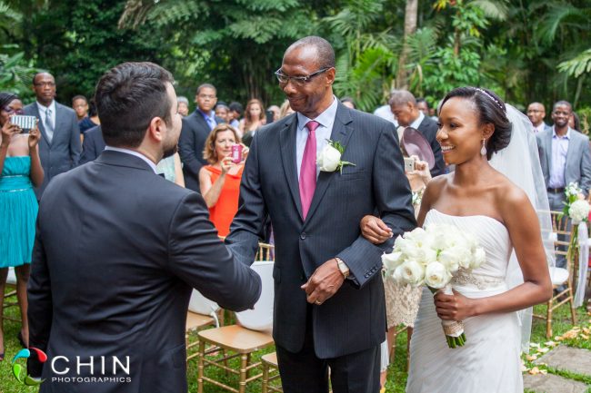 Give away dad Boone Hall