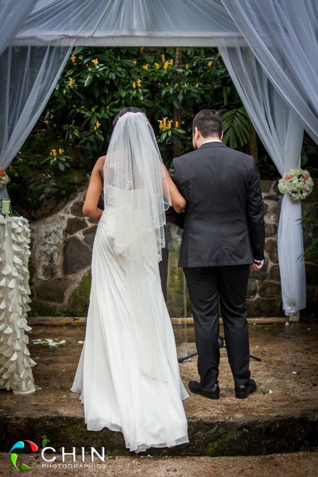 At the altar Boone Hall