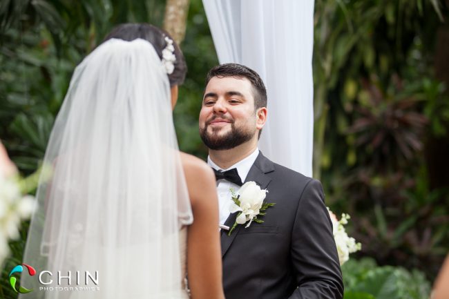 Happy Groom Boone Hall