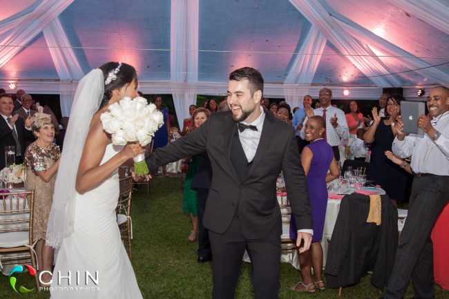 Happy Couple Wedding Reception