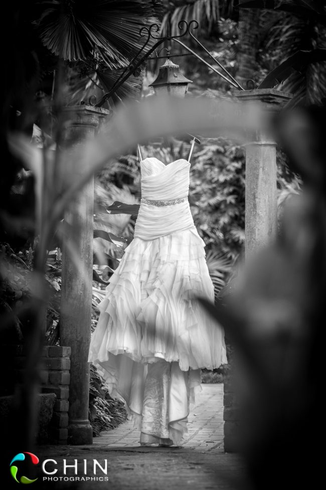Wedding Dress Shot Konoko Falls Jamaica